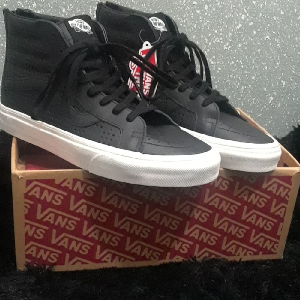 NWT Leather vans